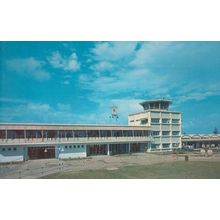 Airport Nassau Bahamas 1960s Postcard