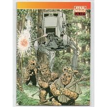 STAR WARS ' GALAXY series 1 ' card # 131 (1993)