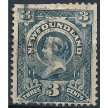 Queen Victoria: 3c - Newfoundland 1890 - FH - SG 57