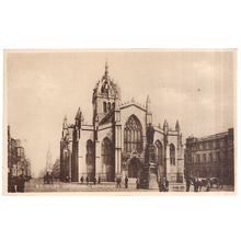 ST. GILES CATHEDRAL, Edinburgh .c. 1878 unused. postcard Valentine no 01108? /