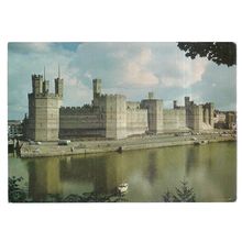 CAERNARVON CASTLE, .unused vintage postcard =