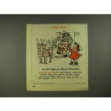 1950 Kleenex Pocket-Pack Tissues Ad - Little Lulu