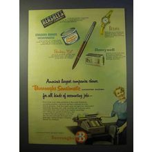 1952 Burroughs Sensimatic Accounting Machine Ad