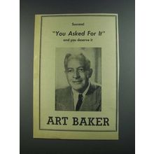 1956 Art Baker Ad - Variety 50th Anniversary