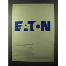 1971 Eaton Corporation Ad - Business First-Name Basis