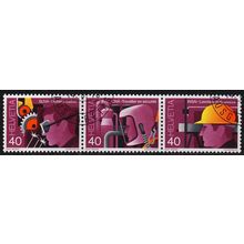 SCHWEIZ SWITZERLAND [1978] MiNr 1134-36 3er ( O/used )