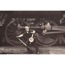 Railway Lineman All Trains To Stop Book Photo Postcard