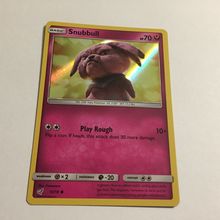 2019 Snubbull Basic Holo Pokemon Card 15/18