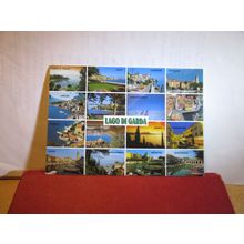 multiview, LAGO DI GARDA, ITALY used postcard 2014 pm =