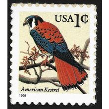 USA 1990 1c American Kestrel #2476 MNH @A233