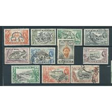 nigeria stamps 1953 coronation used sg69 sg 69 vfu range to 10/-