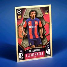 Topps Match Attax 23/24 Jules Kounde Eliminator Barcelona #122.