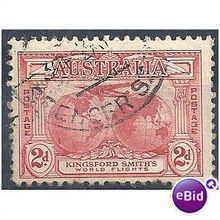 Australia 1931 SG121 2d Rose-Red Fine Used .