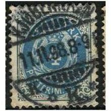 1895 Michel 23B - #2 fine used (o) - perf. 12,75