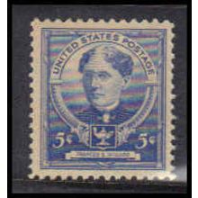 872 5c Frances Willard Fine MNH KA3199