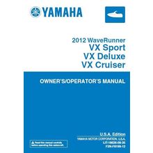 YAMAHA VX SPORT VX DELUXE VX CRUISER OWNERS/OPERATORS MANUAL WAVERUNNER ENGLISH