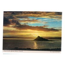 ST. MICHAEL'S MOUNT, CORNWALL used postcard 1984 postmark =