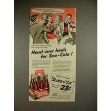 1941 Sno-Cola Soda Ad - Head over Heels