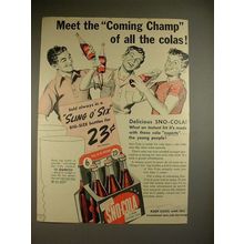 1941 Sno-Cola Soda Ad - Coming Champ of All Colas