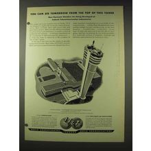1948 IT&T Communications Ad - Research Tower NJ