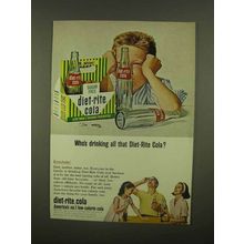 1965 Diet-Rite Cola Ad - Who's Drinking All That?