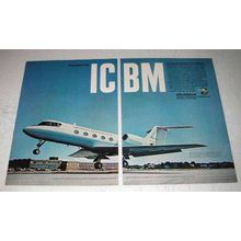 1966 Grumman Gulfstream II Jet Ad - ICBM