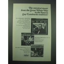 1966 Guy Lombardo Broadway Albums Ad