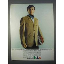 1966 h.i.s. Corduroy Sport Coat Ad - Wear to Class