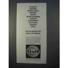 1966 Gulf Oil Ad - You Thought Gulf Was an Oil Company