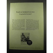 1969 Warner & Swasey Hydraulic Cranes Ad - Immigrant