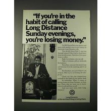 1974 Bell Telephone Ad, Bill Russell - in the Habit