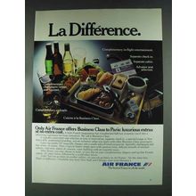 1979 Air France Ad - La Difference