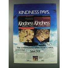 1982 Clairol Kindness Conditioning Wave Ad