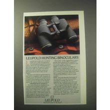 1985 Leupold Hunting Binoculars Ad!