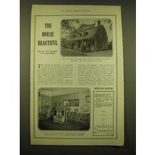 1918 The House Beautiful Magazine Ad - Under the same management