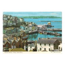 THE HARBOUR, BRIXHAM used vintage postcard by John Hinde 1978 postmark =