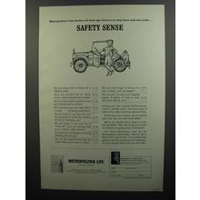 1962 Metropolitan Life Insurance Ad - Safety Sense