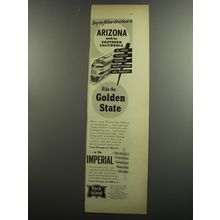 1953 Rock Island Railroad Ad - Easy-to-follow directions to Arizona