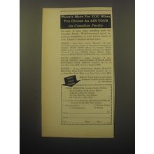 1959 Canadian Pacific Airlines Ad - There's more for you when you choose