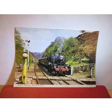 STEAM ENGINE 5428, NORTH YORKSHIRE MOORS RAILWAY used postcard by Judges =