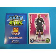 Robert Green - West Ham United - Match Attax 2008/09 Football Card