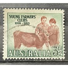 AUSTRALIA 1953 SG 0267 USED #3