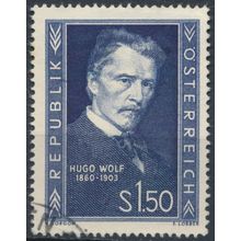 50ᵗʰ Death Anniv of Wolf - Austria 1953 - FH - MiNr 981