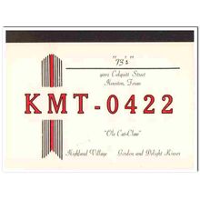 kmt-0422 gordon kinser houston texas 1960s cb qsl vintage postcard2