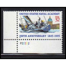 3001 32c Navel Academy Fine MNH P#S LL P22222 ZA3271