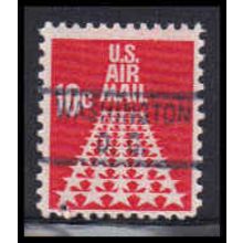 C72a 10c Fifty-Star Runway Fine MNH PreCnx ZA3820