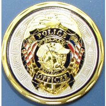 Police Officer. Challenge Coin. 1.50". 87b.