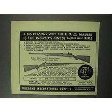 1950 F.I. Ad - F.N. Deluxe Mauser Rifle