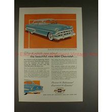 1954 Chevrolet Bel Air 4-door Sedan Ad - What's New!!