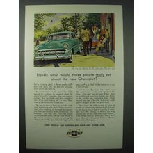 1954 Chevrolet Bel Air 4-Door Sedan Car Ad
